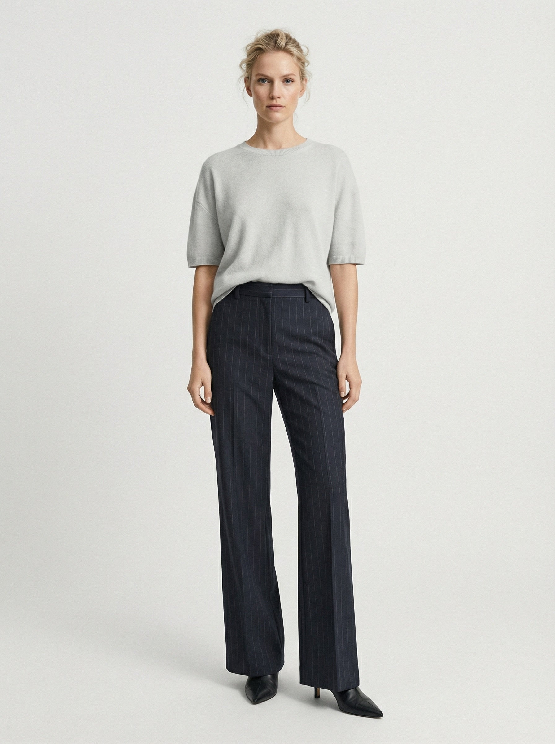 Sophie 100% Cashmere Crew Neck Shirt- PRE ORDER