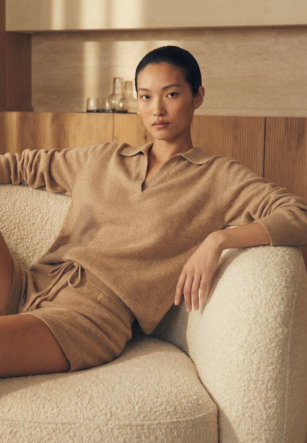 Lena 100% Cashmere Shorts