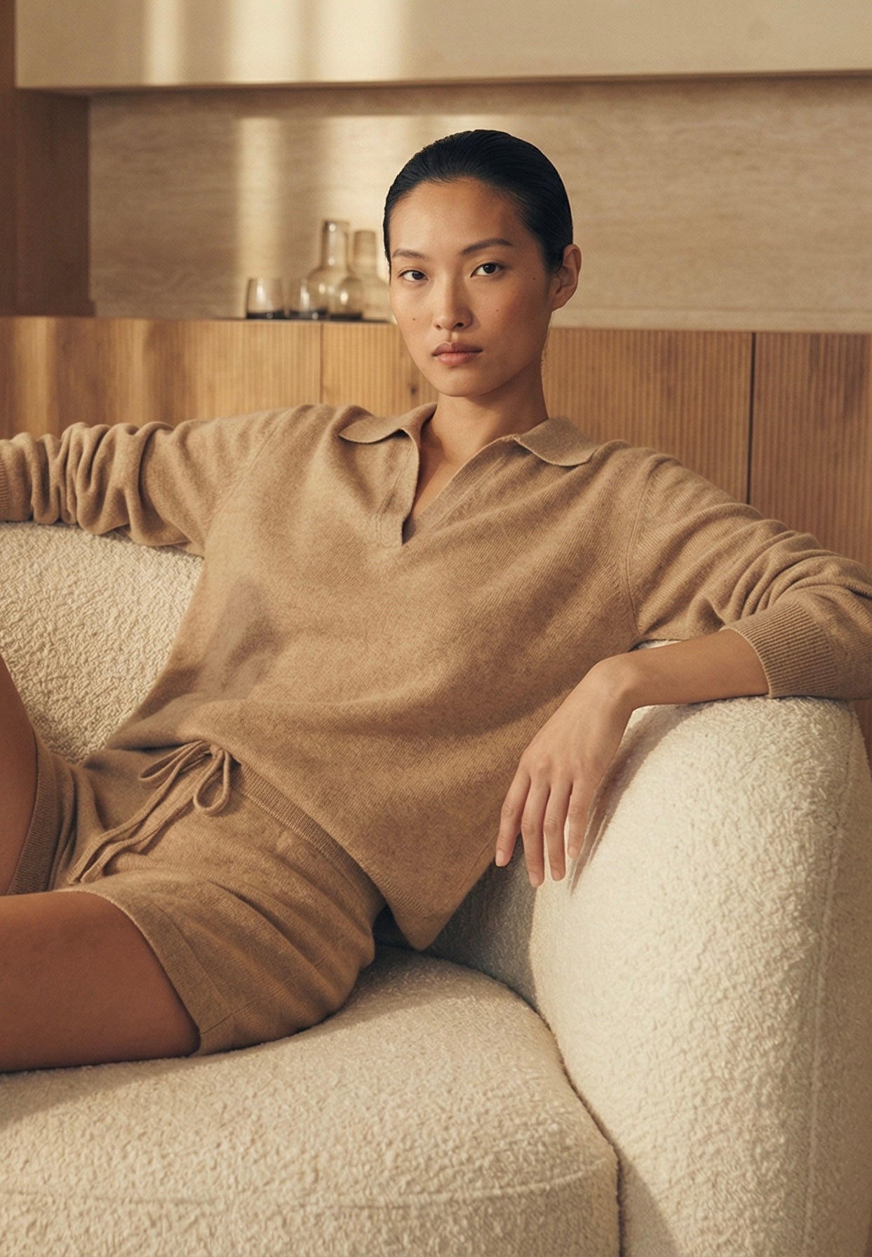 Lena 100% Cashmere Shorts